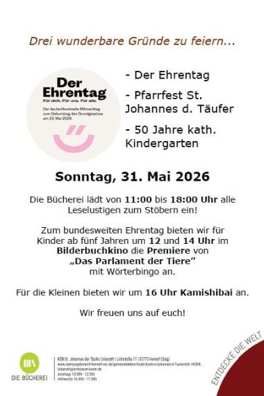 Bücherei lädt ein